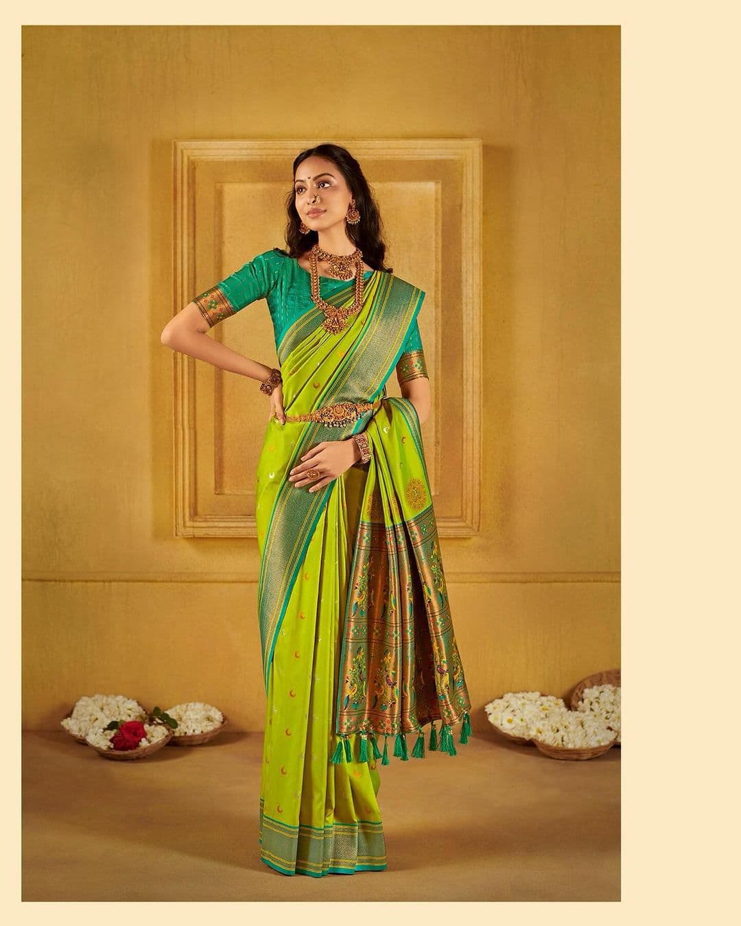 Chandrakore Paithani Silk Saree